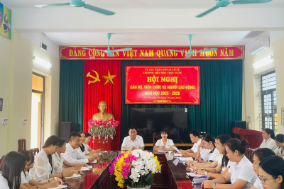 HỘI NGHỊ CÁN BỘ, CÔNG CHỨC, VIÊN CHỨC VÀ NGƯỜI LAO ĐỘNG NĂM HỌC 2025-2026